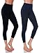 Emmalise Women's Active Clothing Capri Seamless Legging - Regular and Plus Sizes