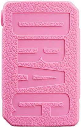 KKmod Silicone Case for VOOPOO Drag Mini, Protective Texture Cover Sleeve Shield for Voopoo Drag Mini 117W TC Mod Kit (Pink)