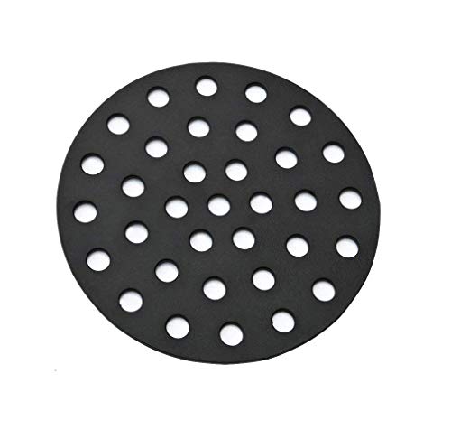 BBQration 9-inch Solid Cast Iron High Heat Charcoal Fire Grate for BGE Large, Fits Large or MiniMax Big Green Egg Grills, Kamado Joe Classic, Primo Grill or Other Ceramic kamado Cooker 18"