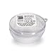 Darice, 1 Piece, 80 millimeter, Clear Plastic, Fillable Ornament Ball