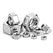 RuoFeng Stainless Steel Hex Nut Pack of 50 (M6)