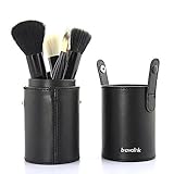 Generic 12 PCS Professional Makeup Brush Set Cosmetic Brushes Cup Holder Leather Case