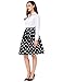 50s Vintage Style Skirts for Women Polka Dot CL6294-2 L