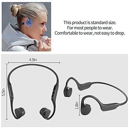 Bone Conduction Headphones Bluetooth, MultiPoint Connection OpenEar