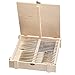Bruntmor, CRUX Royal 18/10 Stainless Steel 16-piece Steak Knife set Wooden Gift Box