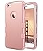 ULAK iPhone 6 Plus Case, iPhone 6S Plus Case, 3 in 1 Hybrid Case for iPhone 6/6S Plus 5.5 Inch Shockproof Hard Cover PC Soft Silicone Protective Cover, Rose Gold