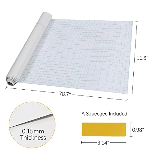 LotFancy Marble Peel and Stick Wallpaper, 11.8”x 78.7”, Glossy Gray/White Granite Contact Paper Roll, Self Adhesive Wall Paper for Countertop Cover, Bathroom, Furniture, Removable, Waterproof