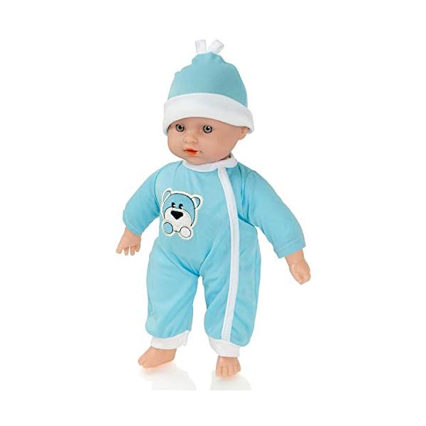 Molly-Dolly-Sweet-Sounds-Lil-Baby-Talking-Girl-Doll-Accessories-Suitable-For-Age-2-Years Molly Dolly Baby Doll Set - Soft Talking Doll With 2 Outfits & Accessories - Baby Dolls For Girls - Doll Suitable From 2…