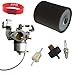 SPM Carburetor Air Filter Fuel Filter Tune-Up Kit for Yamaha Golf Cart Gas Car G2 G9 G11 4-Cycle Stroke 1985-1994