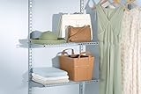 Rubbermaid Configurations Custom Closet Add-On Shelving Kit, Titanium, 26", FG3H9102TITNM (Kitchen)