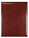 C.R. Gibson Brown Leather Padfolio with Legal Size Notepad, 9.5'' W x 12.4'' L, 40 Pages