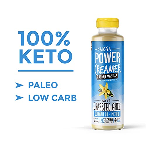 Keto Coffee Creamer by PowerCreamer French Vanilla Zero Sugar