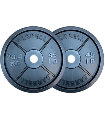Fake 45lb Weight Plates - Styrofoam Olympic Style Barbell Props For Training & Decor