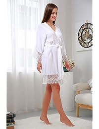 GoldOath - Kimono de algodón ligero y suave para mujer
