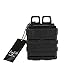 Loglife Tactical Magazine Pouch Bag Holster 5.56 FastMag for M4 MAG Polymer, Black DE FG (BK)