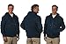 SCOTTeVEST Cotton Hoodie for Men - 21 Hidden Pockets - Lightweight Zip Up Sweatshirt for Travel & More (Black, XX-Large)