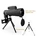 Handheld Monocular Telescope, Landnics 10X42 HD Spotting Scopes with Tripod Low Night Vision Prism Telescope for Wildlife & Bird Watching, Climbing, Hunting