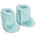 Sophia's Doll Clothing Teal Fur Vest 4pc. Set, fits American Girl Dolls, White Shirt, Doll Fur Vest, White Leggings & Teal Fur Doll Boots