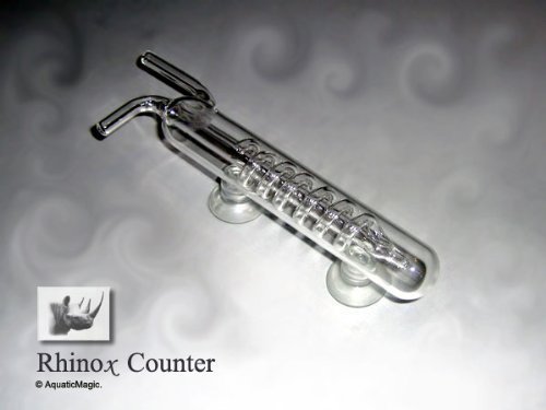RHINOX Bubble Counter -- Carbon dioxide regulator for Aquarium Tank - Aids in achieving atmospheric equilibrium - Makes fish and plants healthy