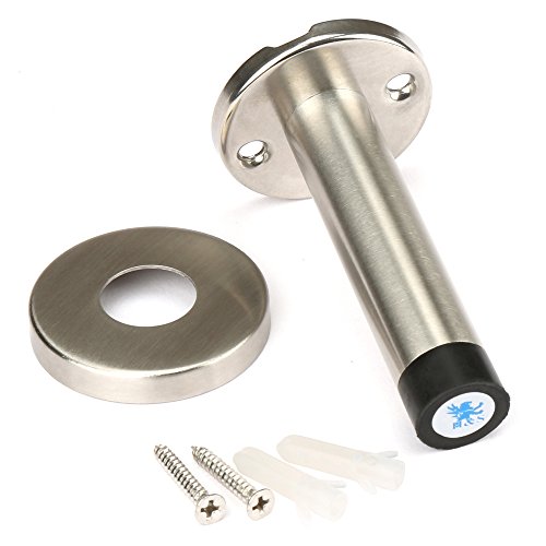 H&S 2x Door Stop Stopper Wall Mounted Mount Doorstop Heavy Duty