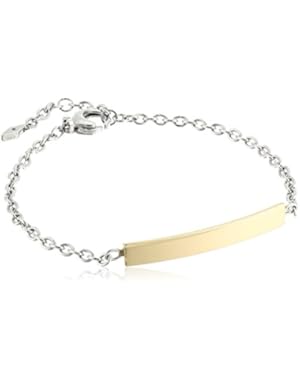 Engravable Multi-Tone Bangle Bracelet