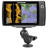 RAM Drill-Down Double Ball Mount for Humminbird Helix 8, 9, 10 & 12