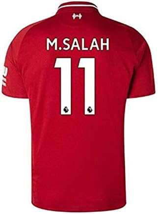 #11 M Salah Liverpool Home 2018-2019 Mens Soccer Jersey Red