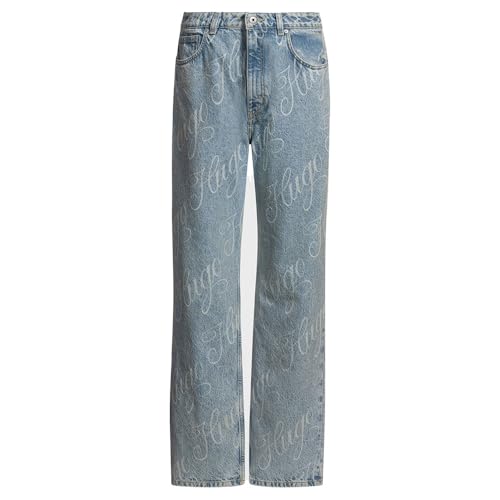 HUGO Elyah_B 10270465 01 Jeans_Pantalon, Open Miscellaneous994, 24W / 34L Femme