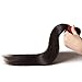 UNice Hair Icenu Series 8A Brazilian Straight Virgin Hair 1 Bundle Unprocessed Human Hair Extensions Weave Natural Color (24, 1B color)