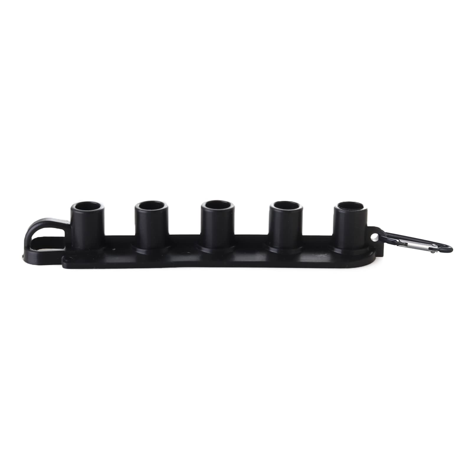 Pressure Washer Nozzle Holder Adjustable Pressure Washer Nozzle Holder Quick Connect Plug Holder for Pressure Washer Nozzle with 5 Nozzle Tips Black