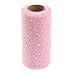 Tinksky Wedding Party Gift Bow Craft Sequin Tulle Roll Spool Tutu Party Banquet Decor Gift Wrap 6