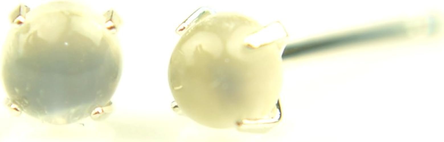 Amazon K14wgホワイトゴールド天然ムーンストーンピアス 1ペア 両耳販売 ムーンストーン ピアス ホワイトゴールド ピアス K14wg K14wg Yokomountain ピアス 通販