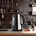 Odette Fast Boil 7 Cups (1.7 Liter) BPA-Free Black Electric Hot Water Kettle for Tea, Coffee with Auto Shut Off, Boil Dry Protection and Cool Touch