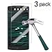 TANTEK YYY32 Bubble-Free, HD-Clear, Anti-Scratch, Anti-Glare, Anti-Fingerprint, Premium Tempered Glass Screen Protector for LG V10-3 Piece primary