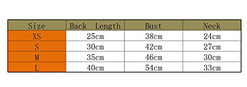 Zeroyoyo Pet Cat Dog Plaid T-shirt Cool Spring Summer Clothes Dog Apparel (XS, Red) - Thumbnail 4