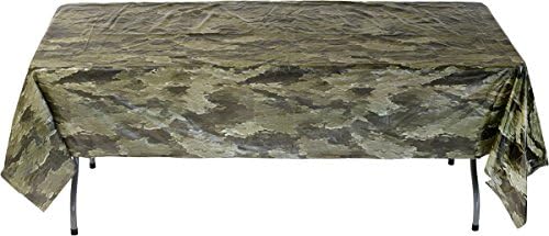 Military Army Camo Table Cover (54" x 108", Heavyweight Plastic) American Heroes Party Collection by Havercamp