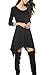iGENJUN Women's Scoop Neck 3/4 Sleeve Tunic Tops Loose Basic Shirt Dress Dress