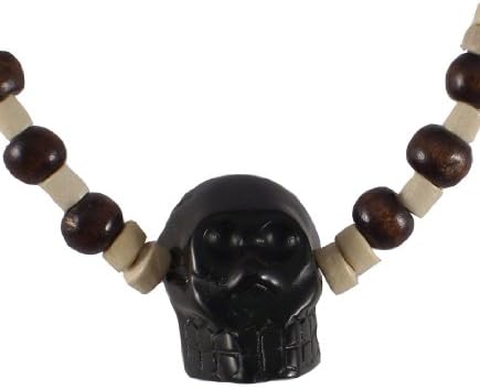 Skull of Personality Blackstone (Loyalty) - Unisex Gemstone Necklace with Gemstome Power Description