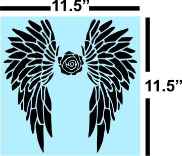 Amazon Com Angel Wings Stencil Paint Your Own Sign Reusable