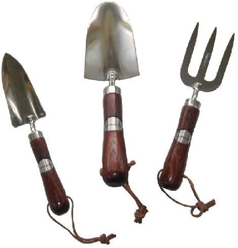 Amazon Gardenwind ステンレススコップ ハンドフォーク3点セットse 1704t 収納ボックス付 フォーク