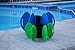 AquaLogix Green Low Resistance Aquatic Fins - Omni-Directional Water Resistance Exercise for Lower and Upper Body Pool Fitness Programs - Includes Online Demonstration Video (Fins Pair LRGBLS)