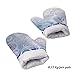Silicone Oven Mitts Gloves for Pot Holders Heat Resistant Kitchen Mitts with Quilted Cotton Lining by WCountFair -1 Pair