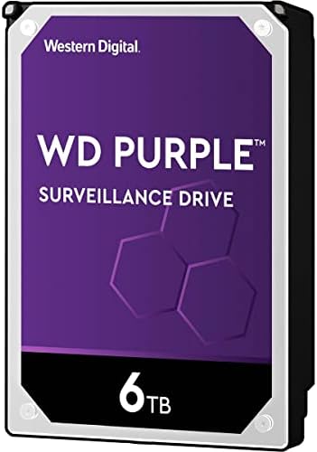 Western Digital WD Purple 6TB, Hard Drive 6TB, Purple