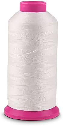 Glow 1000 Yards Luminous Glow In The Dark Machine Embroidery / Sewing DIY Thread "Pure White"no.44