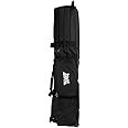 PXG Golf Bag Travel Cover with Wheels - Lightweight Nylon Carry Straps, Top Handle and Base, Black