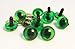 Sassy Bears 7.5mm Translucent Green Cat Reptile Safety Eyes for Bear, Doll, Puppet, Plush Animal and Craft - 10 Pairs
