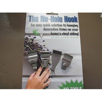 Amazon.com : No-Hole Hooks Vinyl Siding Hangers - Original ...