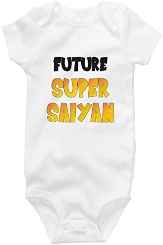 Future Super Saiyan Dragon Ball Z Parody Cute Onesie Funny Baby Bodysuit