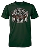 Harley-Davidson Men's Indelible Bar & Shield Short Sleeve T-Shirt, Forest Green