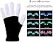 MeiGuiSha Led Gloves for kids Light-up Kids' Party Centerpieces Supplies flashing gloves